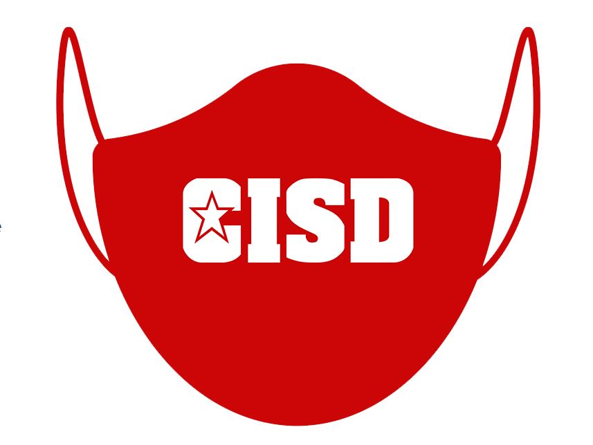  Red CISD face mask